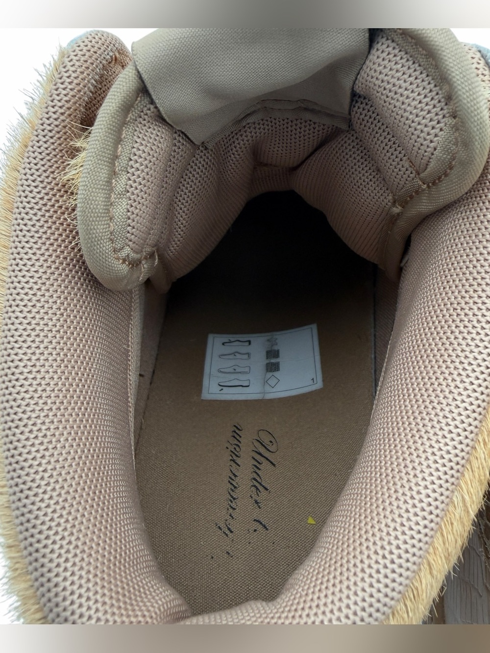 Nike x Undercover Dunk Sky Hi SP Wedge Pony Hair Tan/Brown Women’s US Size 10 - Picture 13 of 16